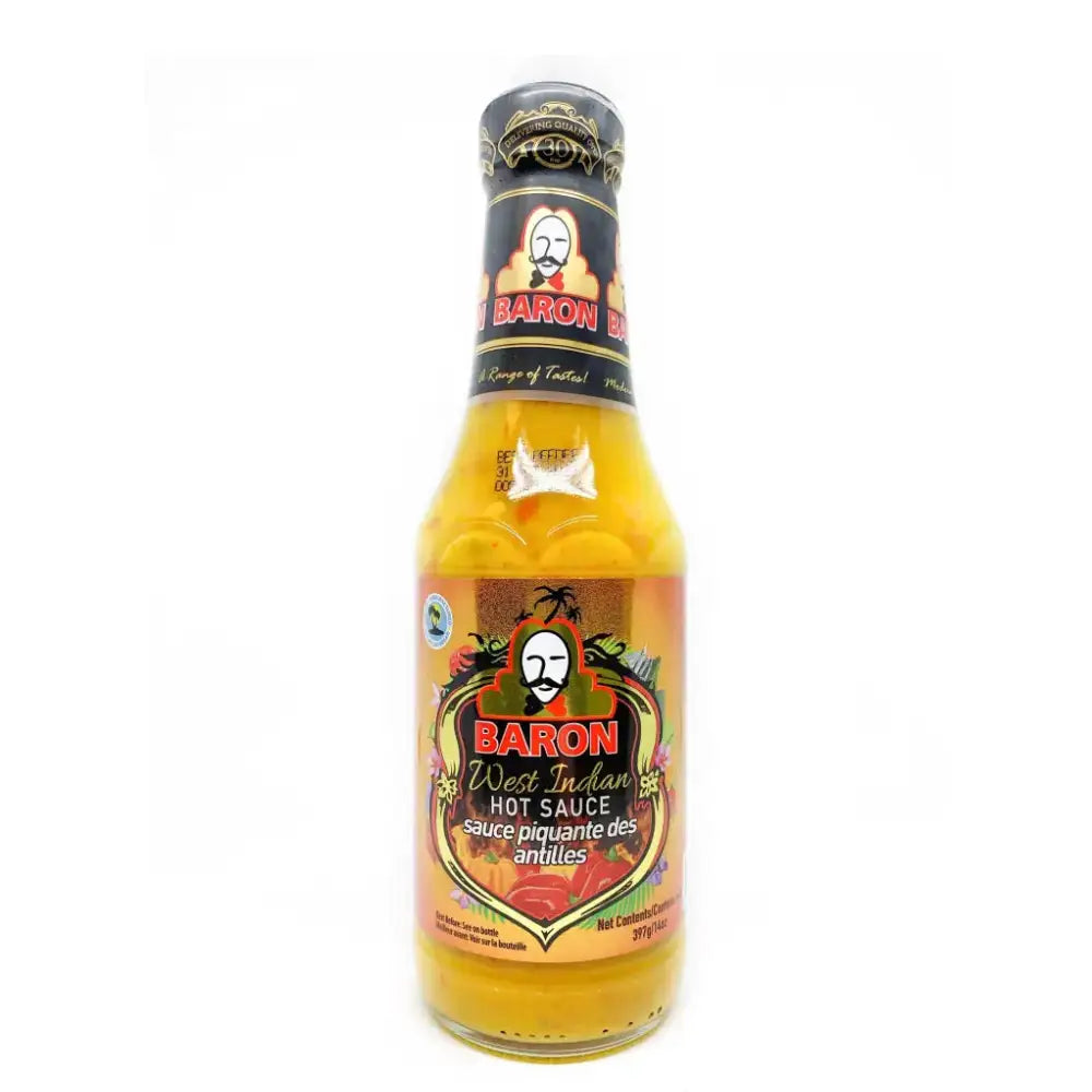 Baron West Indian Mustard Hot Sauce 14oz - Hot Sauce