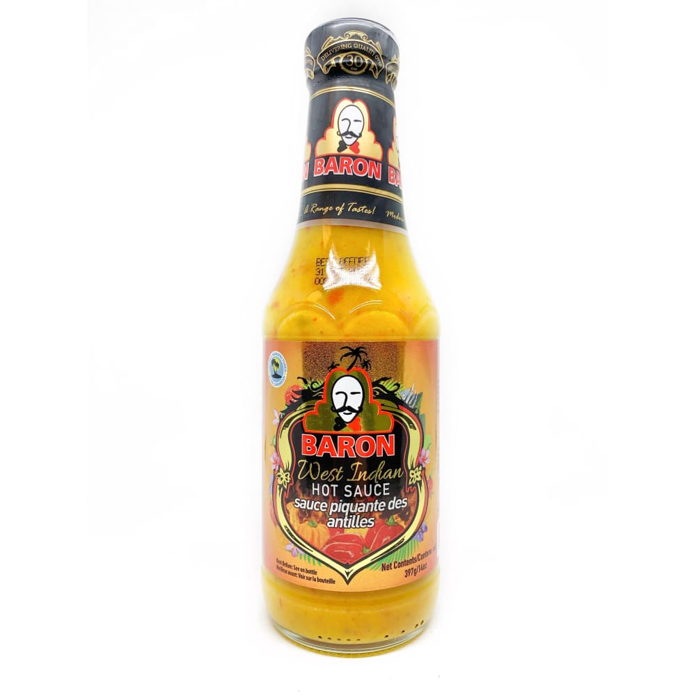 Baron West Indian Mustard Hot Sauce 14oz - Hot Sauce