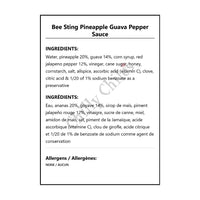 Bee Sting Pineapple Guava Pepper Sauce - Hot Sauce