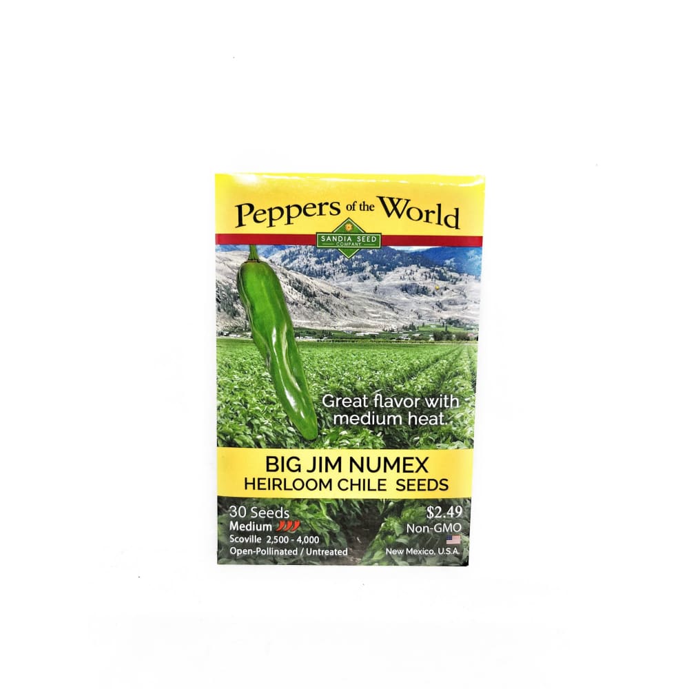 Big Jim NuMex Pepper Seeds - Chilly Chiles