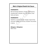 Blair’s Original Death Hot Sauce - Hot Sauce