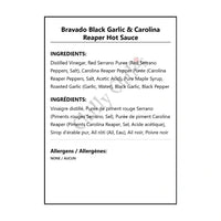 Bravado Black Garlic & Carolina Reaper Hot Sauce - Hot Sauce