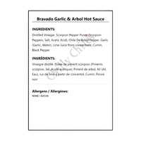 Bravado Garlic & Arbol Hot Sauce - Hot Sauce