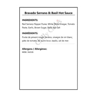 Bravado Serrano & Basil Hot Sauce - Hot Sauce