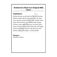 Brotherton’s Black Iron Original BBQ Sauce - BBQ Sauce