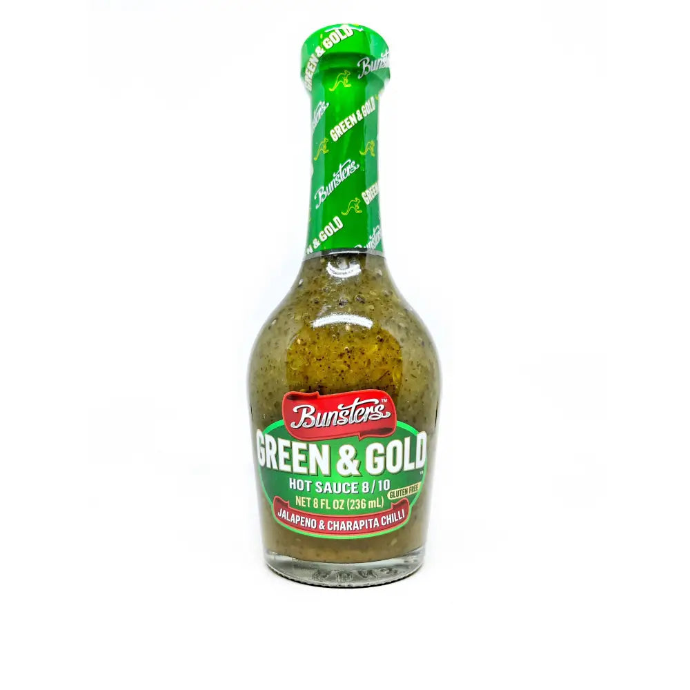 Bunsters Green & Gold Hot Sauce - Hot Sauce