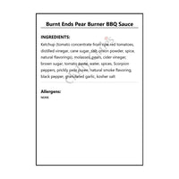 Burnt Ends Pear Burner BBQ Sauce - BBQ Sauce