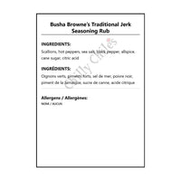 Busha Browne’s Traditional Jerk Seasoning Rub - Spice/Peppers