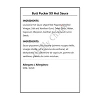 Butt Pucker XX Hot Sauce - Hot Sauce
