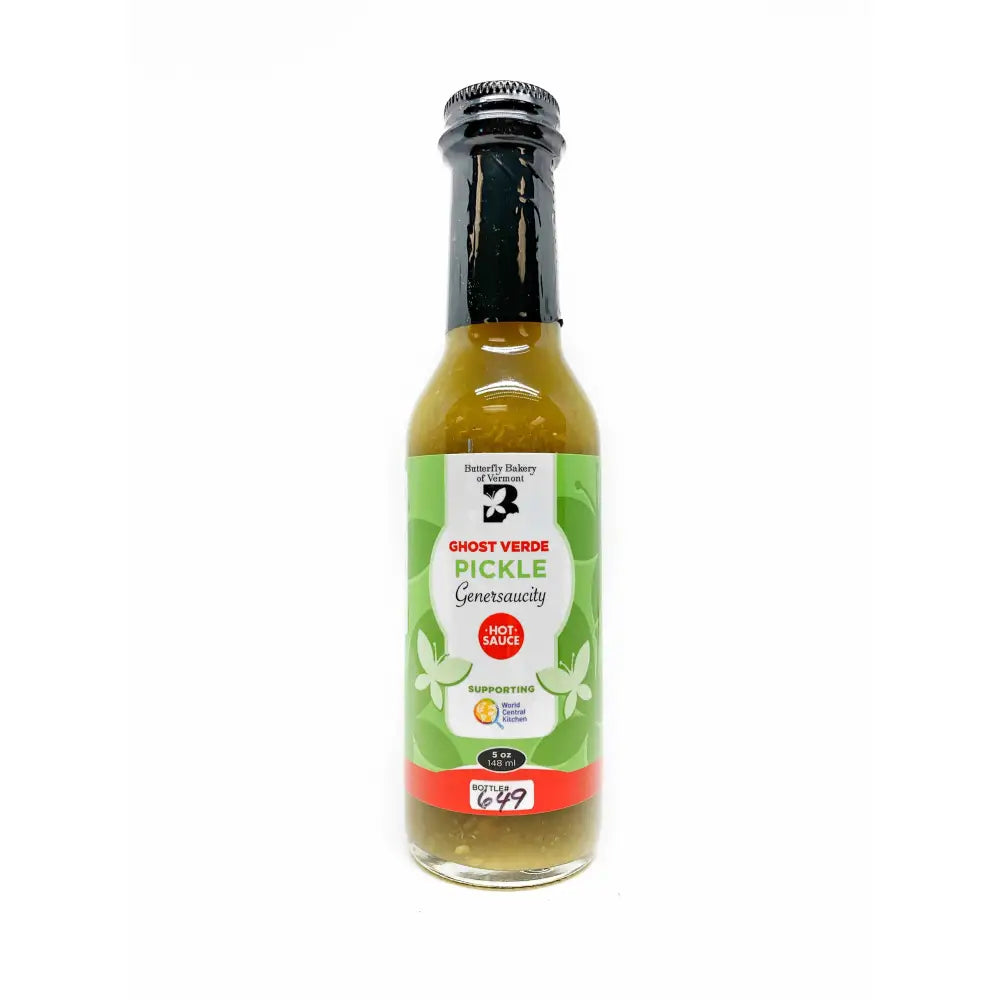 Butterfly Bakery Ghost Verde Pickle Hot Sauce - Hot Sauce