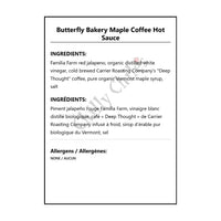 Butterfly Bakery Maple Coffee Hot Sauce - Hot Sauce