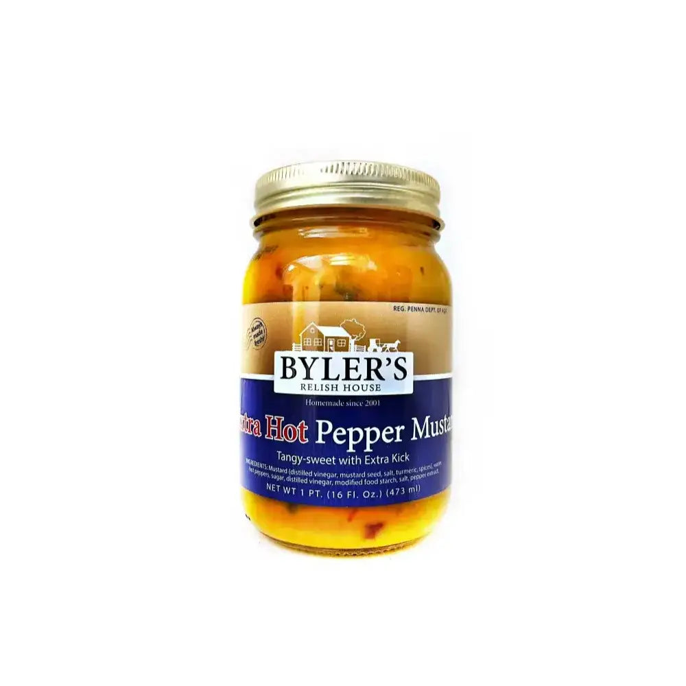 Byler’s Extra Hot Pepper Mustard - Mustard