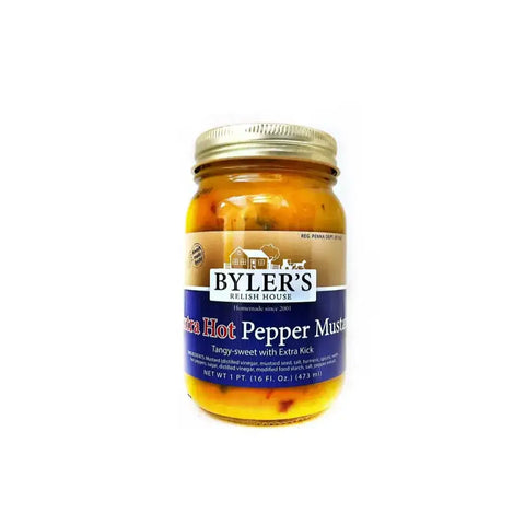 Byler’s Extra Hot Pepper Mustard - Mustard