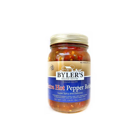 Byler’s Extra Hot Pepper Relish - Condiments