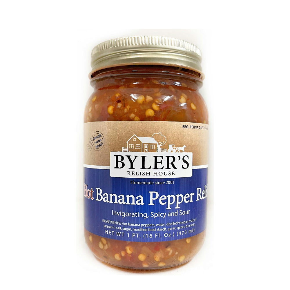Relish au piment banane piquant de Byler
