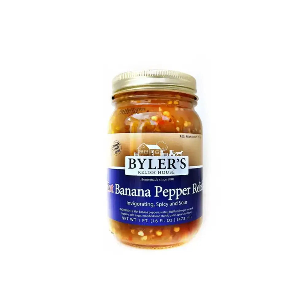 Byler’s Hot Banana Pepper Relish - Condiments