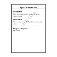 Byler’s Pickled Garlic - Pickled Items