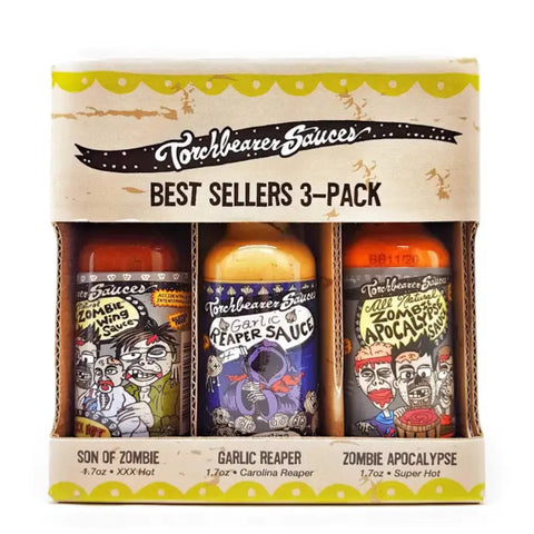 Torchbearer Sauces Best Sellers 3 Pack Hot Sauce - Main Image