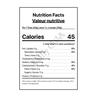 Byler's Hot Pepper Jam - Canadian Nutrition Facts