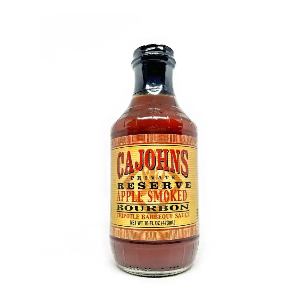 CaJohns Apple Smoked Bourbon Chipotle BBQ Sauce - BBQ Sauce