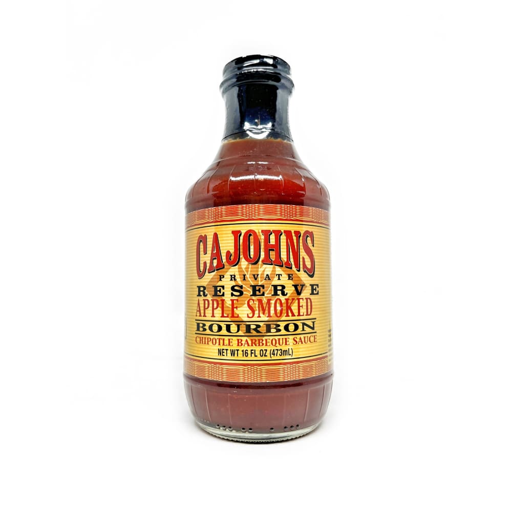 CaJohns Apple Smoked Bourbon Chipotle BBQ Sauce - BBQ Sauce
