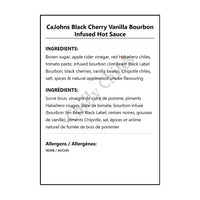 CaJohns Black Cherry Vanilla Bourbon Infused Hot Sauce - Hot Sauce