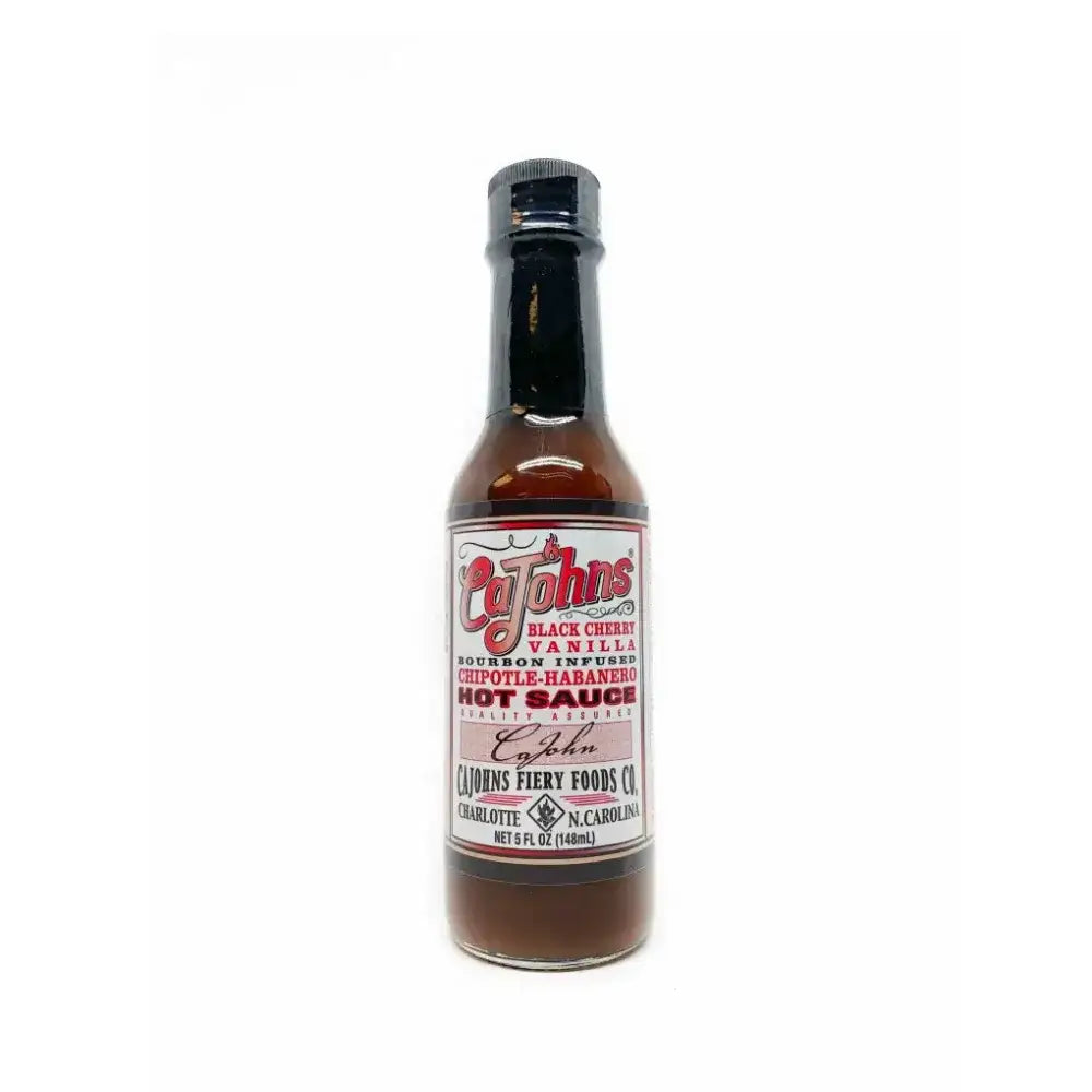 CaJohns Black Cherry Vanilla Bourbon Infused Hot Sauce - Hot Sauce