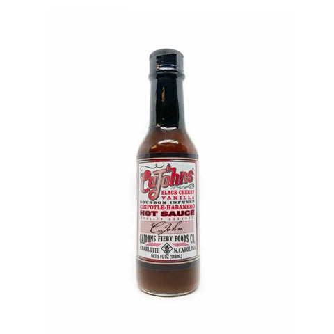 CaJohns Black Cherry Vanilla Bourbon Infused Hot Sauce - Hot Sauce