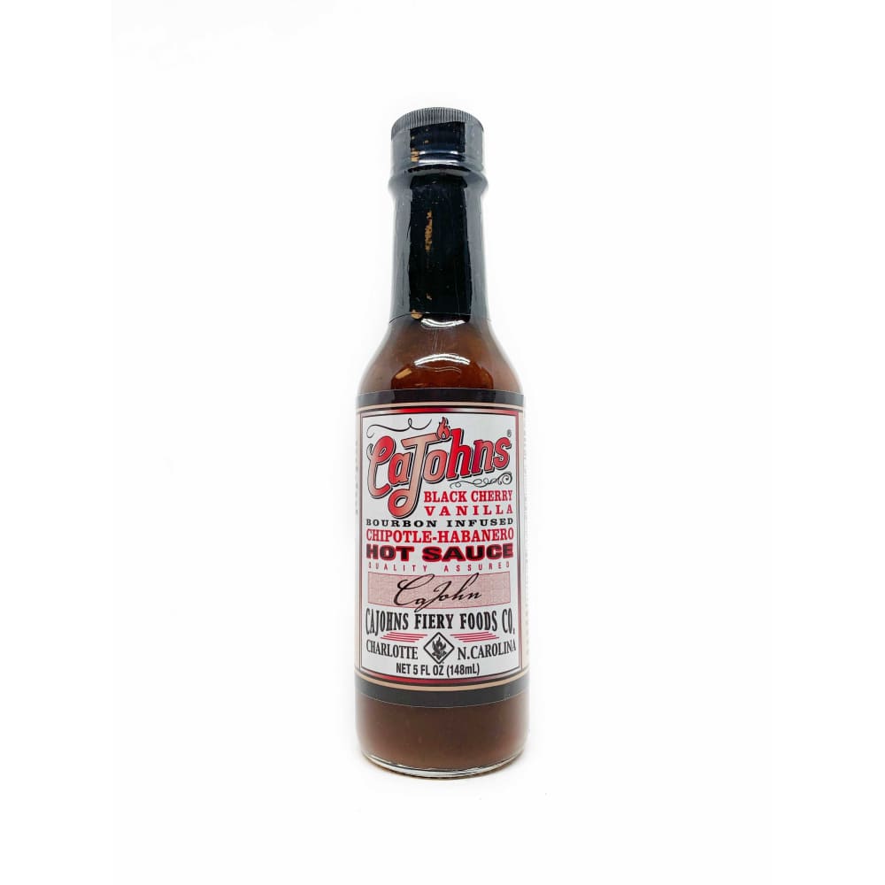 CaJohns Black Cherry Vanilla Bourbon Infused Hot Sauce - Hot Sauce