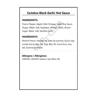 CaJohns Black Garlic Hot Sauce - Hot Sauce