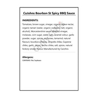 CaJohns Bourbon St Spicy BBQ Sauce - BBQ Sauce
