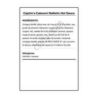 Cajohn’s Caboom! Ballistic Hot Sauce - Hot Sauce