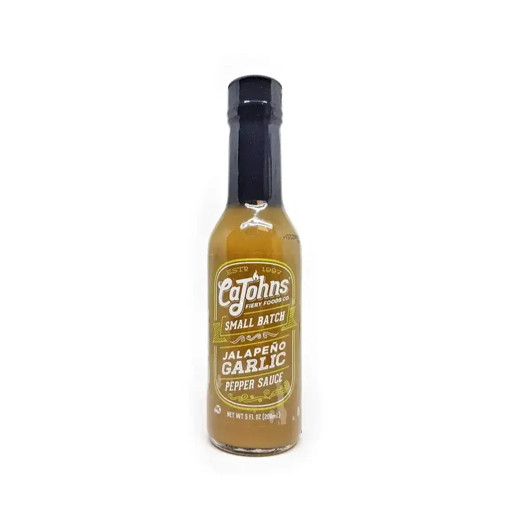 CaJohns Classic Small Batch Garlic Jalapeno Hot Sauce - Hot Sauce