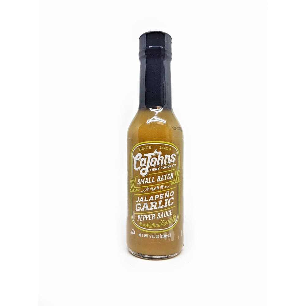 CaJohns Classic Small Batch Garlic Jalapeno Hot Sauce - Hot Sauce