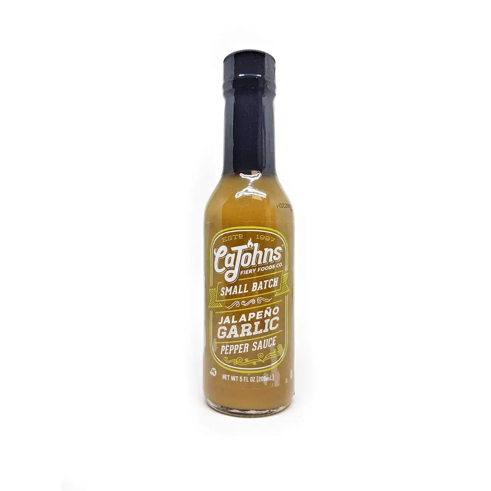 CaJohns Classic Small Batch Garlic Jalapeno Hot Sauce - Hot Sauce