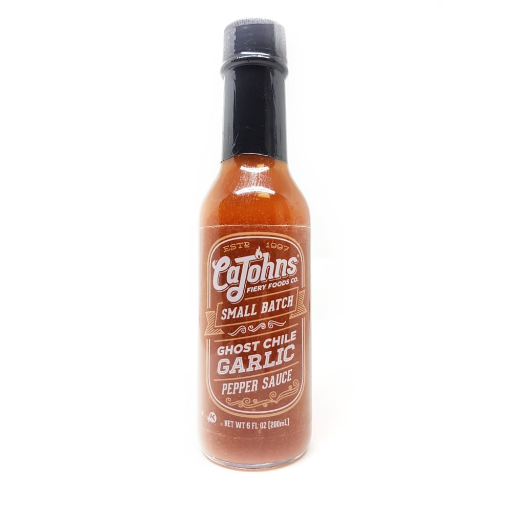 CaJohns Ghost Chile Garlic Small Batch Hot Sauce - Hot Sauce