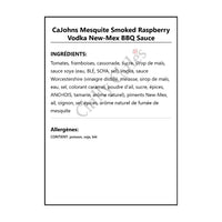 CaJohns Mesquite Smoked Raspberry Vodka New-Mex BBQ Sauce - BBQ Sauce
