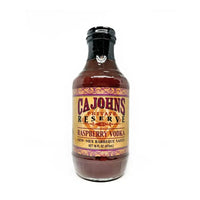 CaJohns Mesquite Smoked Raspberry Vodka New-Mex BBQ Sauce - BBQ Sauce
