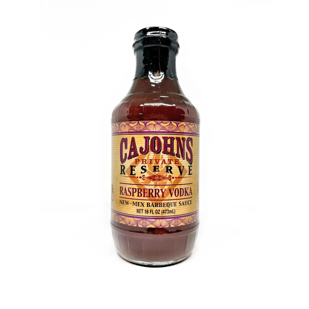 CaJohns Mesquite Smoked Raspberry Vodka New-Mex BBQ Sauce - BBQ Sauce