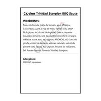 CaJohns Trinidad Scorpion BBQ Sauce - BBQ Sauce