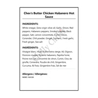Chev’s Butter Chicken Habanero Hot Sauce - Hot Sauce