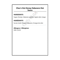 Chev’s Hot Honey Habanero Hot Sauce - Hot Sauce