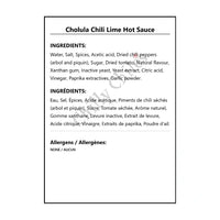 Cholula Chili Lime Hot Sauce - Hot Sauce