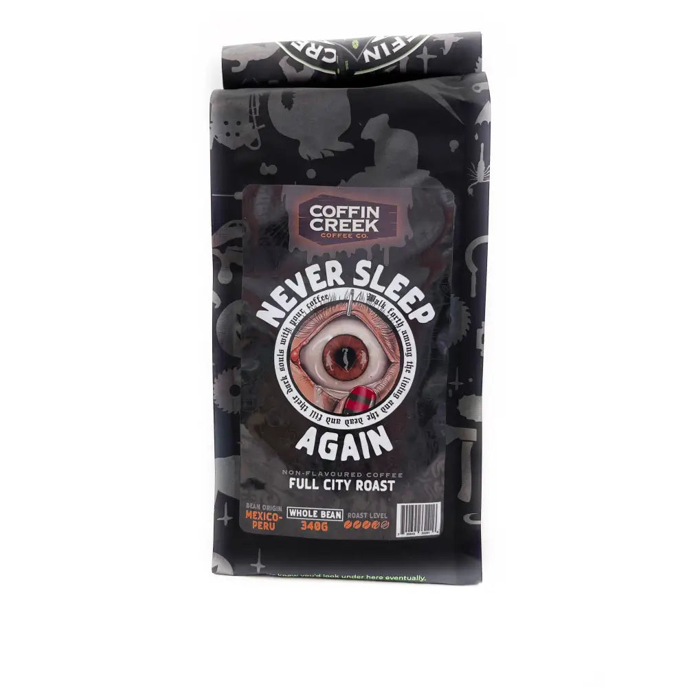 Coffin Creek Never Sleep Again Coffee Whole Bean - Other