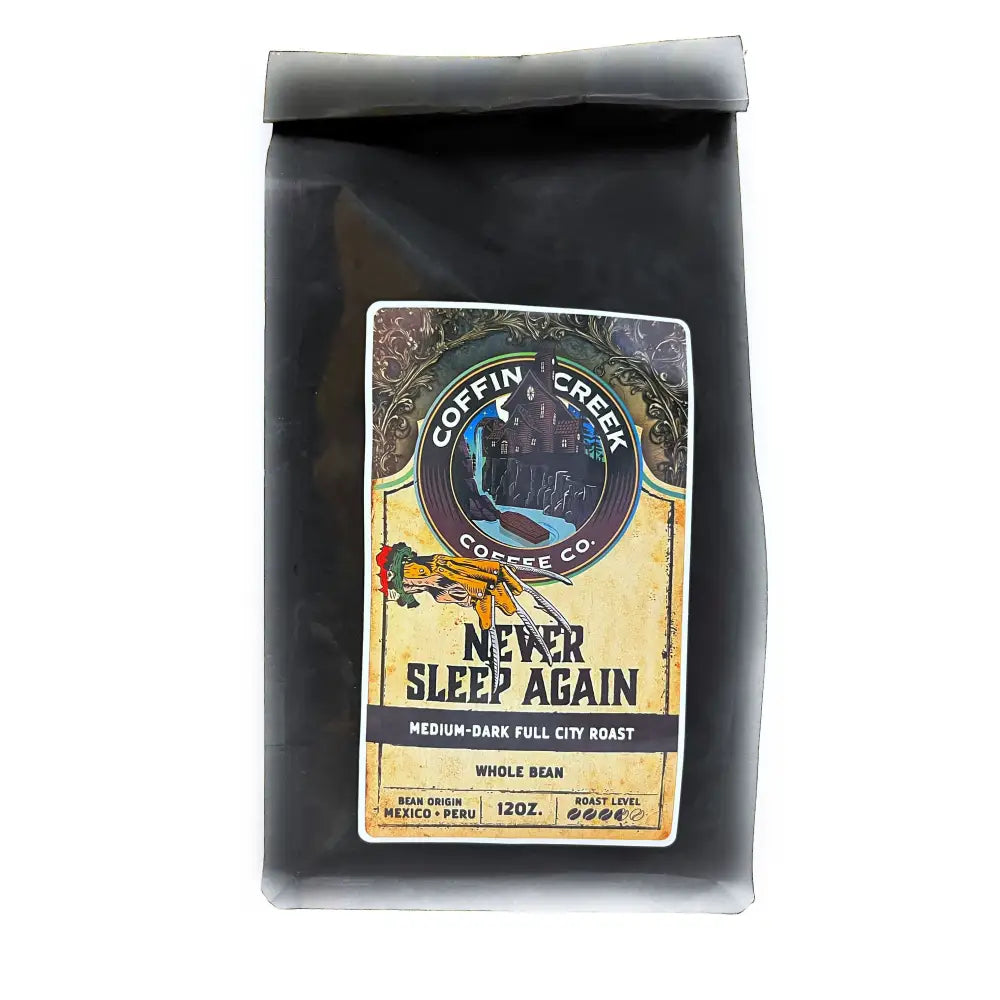 Coffin Creek Never Sleep Again Coffee Whole Bean - Other