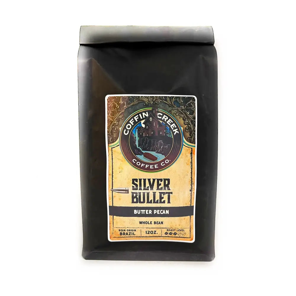 Coffin Creek Silver Bullet Butter Pecan Coffee Whole Bean - Other