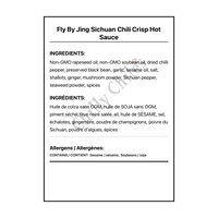 Fly By Jing Sichuan Chili Crisp Hot Sauce - Bilingual Ingredients
