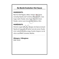 Da Bomb Evolution Hot Sauce - Hot Sauce