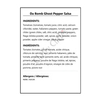 Da Bomb Ghost Pepper Salsa - Salsa