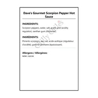 Dave’s Gourmet Scorpion Pepper Hot Sauce - Hot Sauce